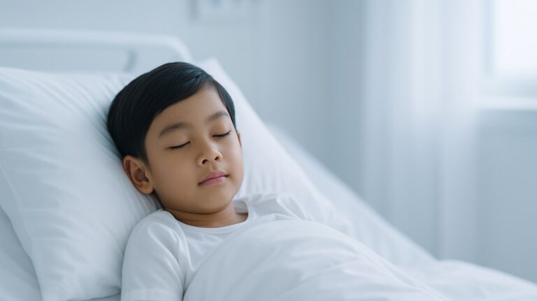 เด็กนอนหลับสนิท ลูกนอนกรน หายใจทางปาก สัญญาณขากรรไกรแคบ Tiny Smile Dental Clinic